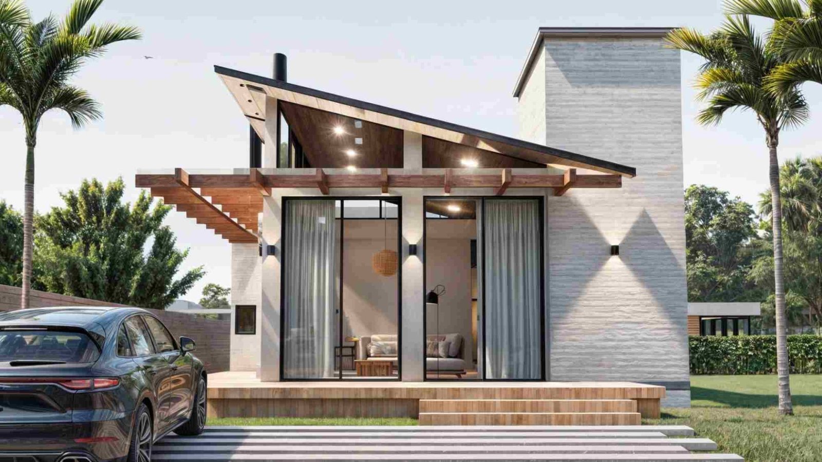 Construtora em Imbituba: Casa com Lareira em Condomínio