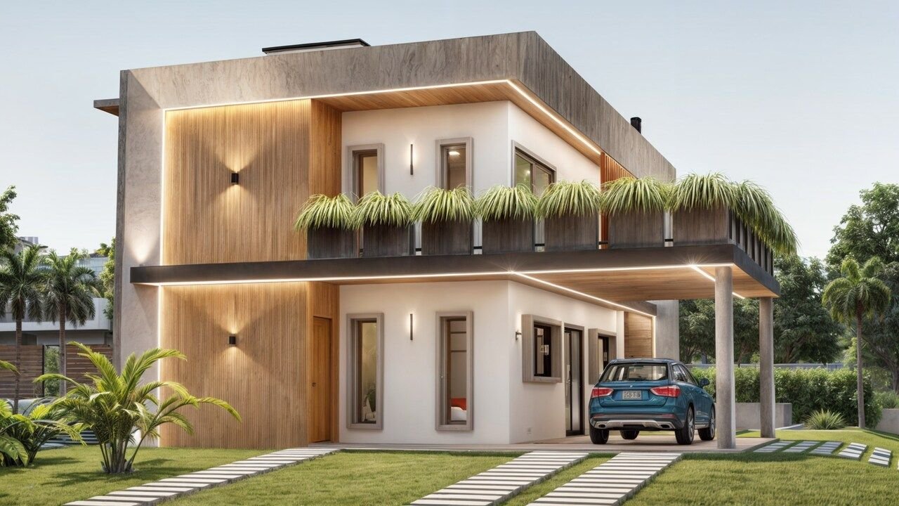 Projeto De Residência Com Piscina Em Imbituba