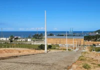Rua do loteamento com vista para o mar — Loteamento Bella Vista