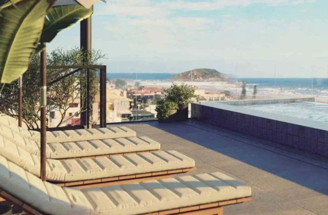 Apartamento 103 de 3 Dormitórios com Suíte à Venda no Villa del Mar em Imbituba — Villa Del Mar Apartamento 2 Suites Imbituba Apartamento 205 6