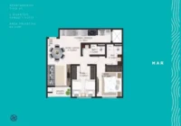 Planta baixa do apartamento tipo 05 — Villa del Mar